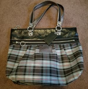 Coach Poppy Plaid Bag